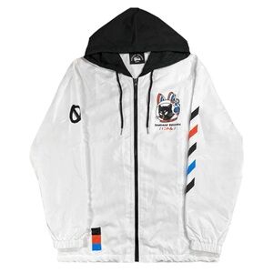 Bandage Brigade Space Cat NASA White & Black Contrast Jacket